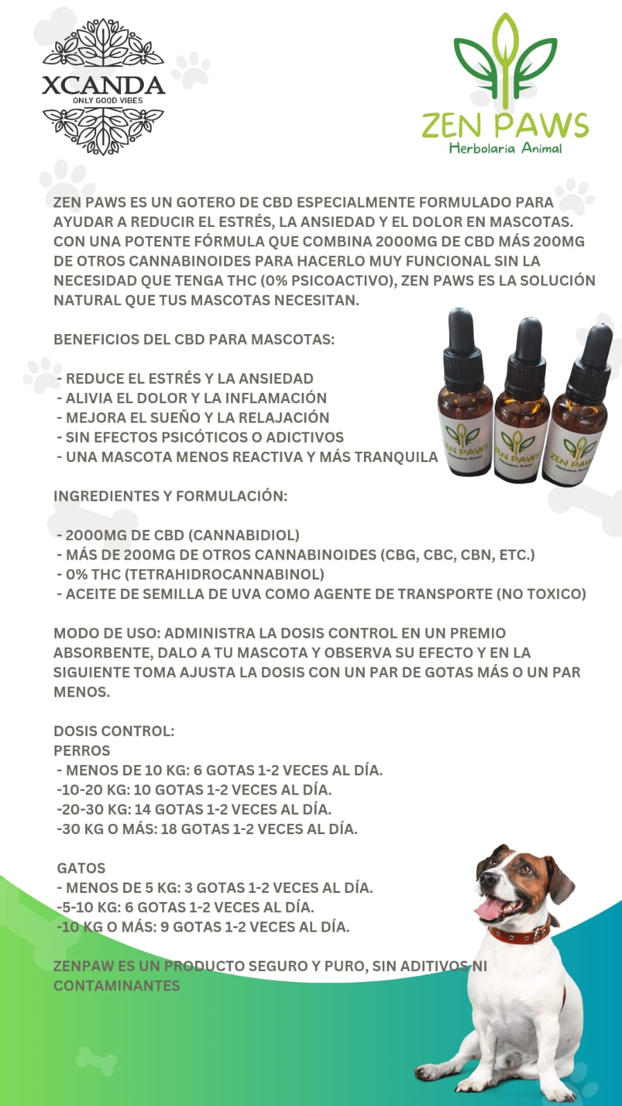 CBD para mascotas: Zen Paw (Amplio espectro)